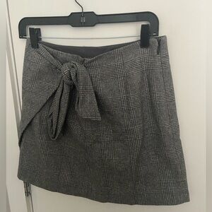 Aritzia plaid mini skirt